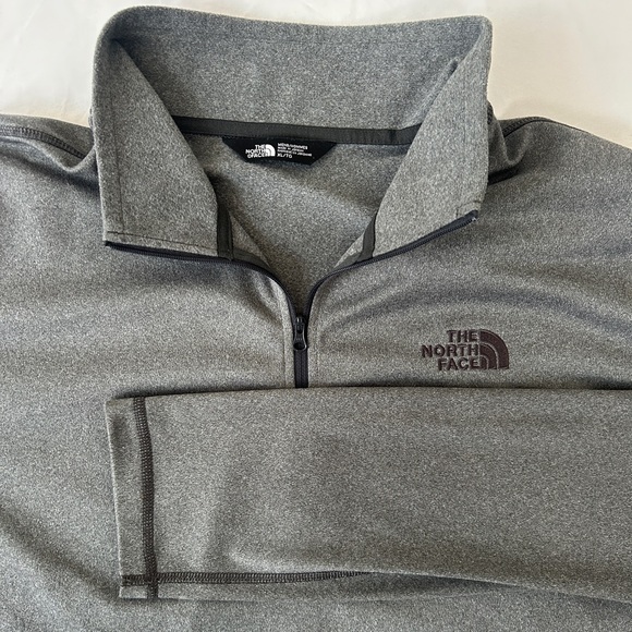 The North Face Gray Quarter-Zip Pullover - Picture 1 of 4